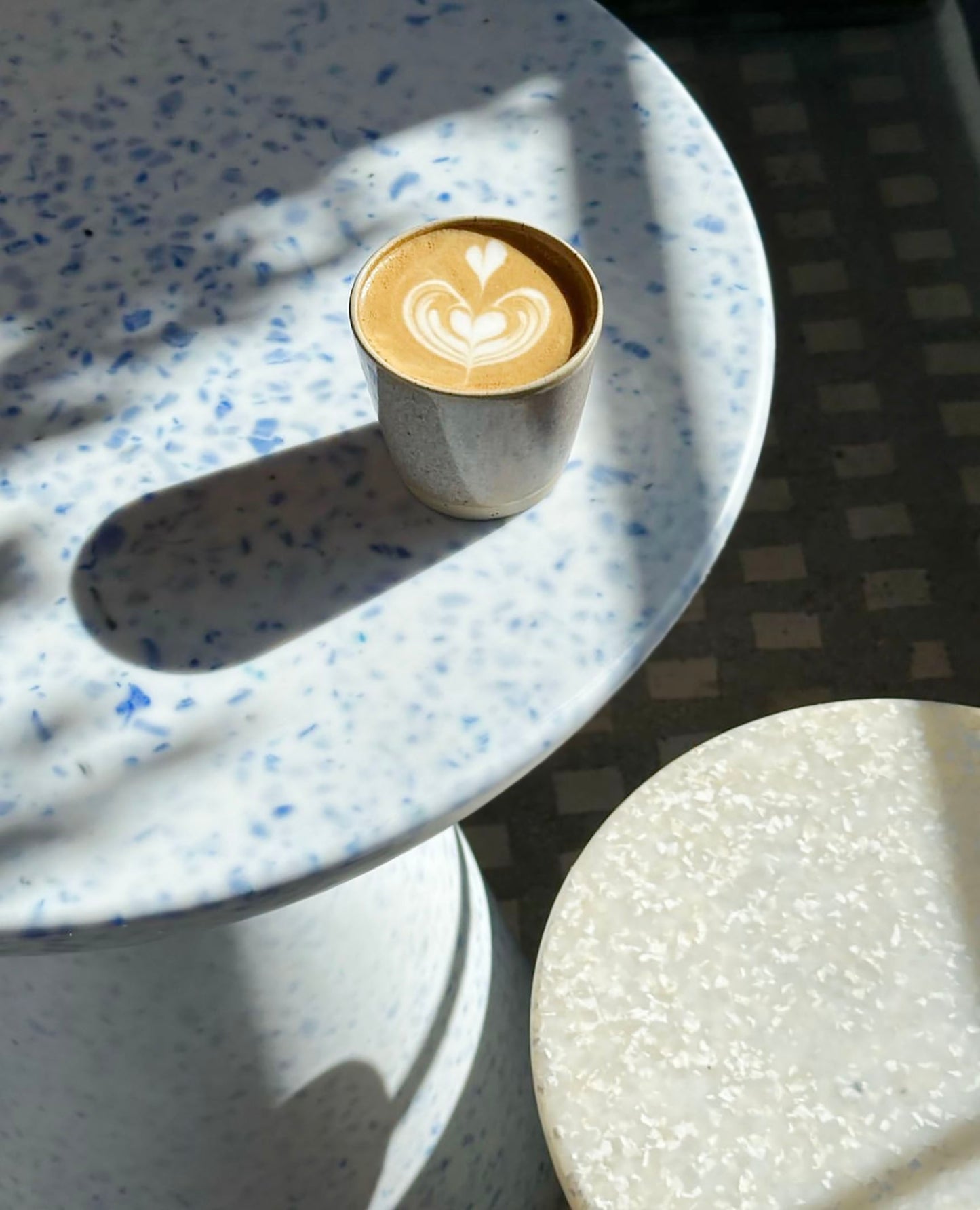 Pale Blue Moon Table